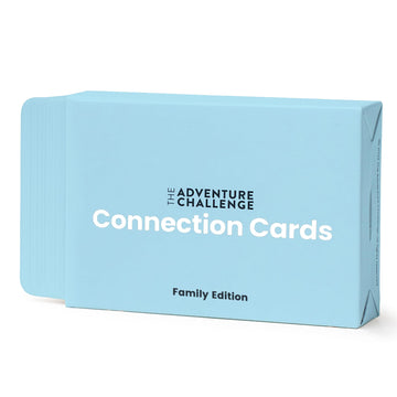 Family Connection Cards - 50 Conversation Starters for Kids and Adults - Interactive Family Bonding Game for Dinners, Road Trips, Vacations - Fun