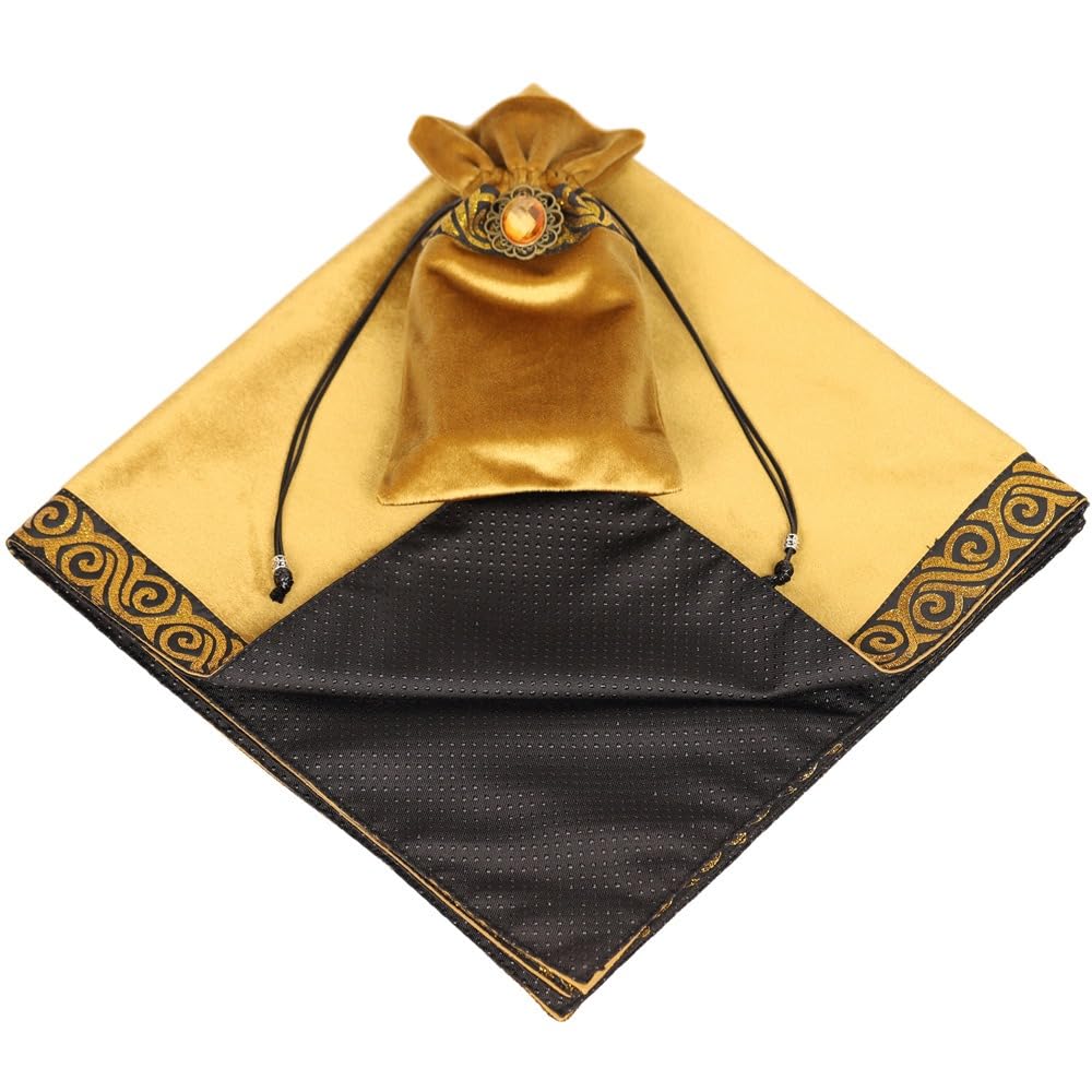 YYKSYDPT Tarot Tablecloth Square Divination with Pouch Set