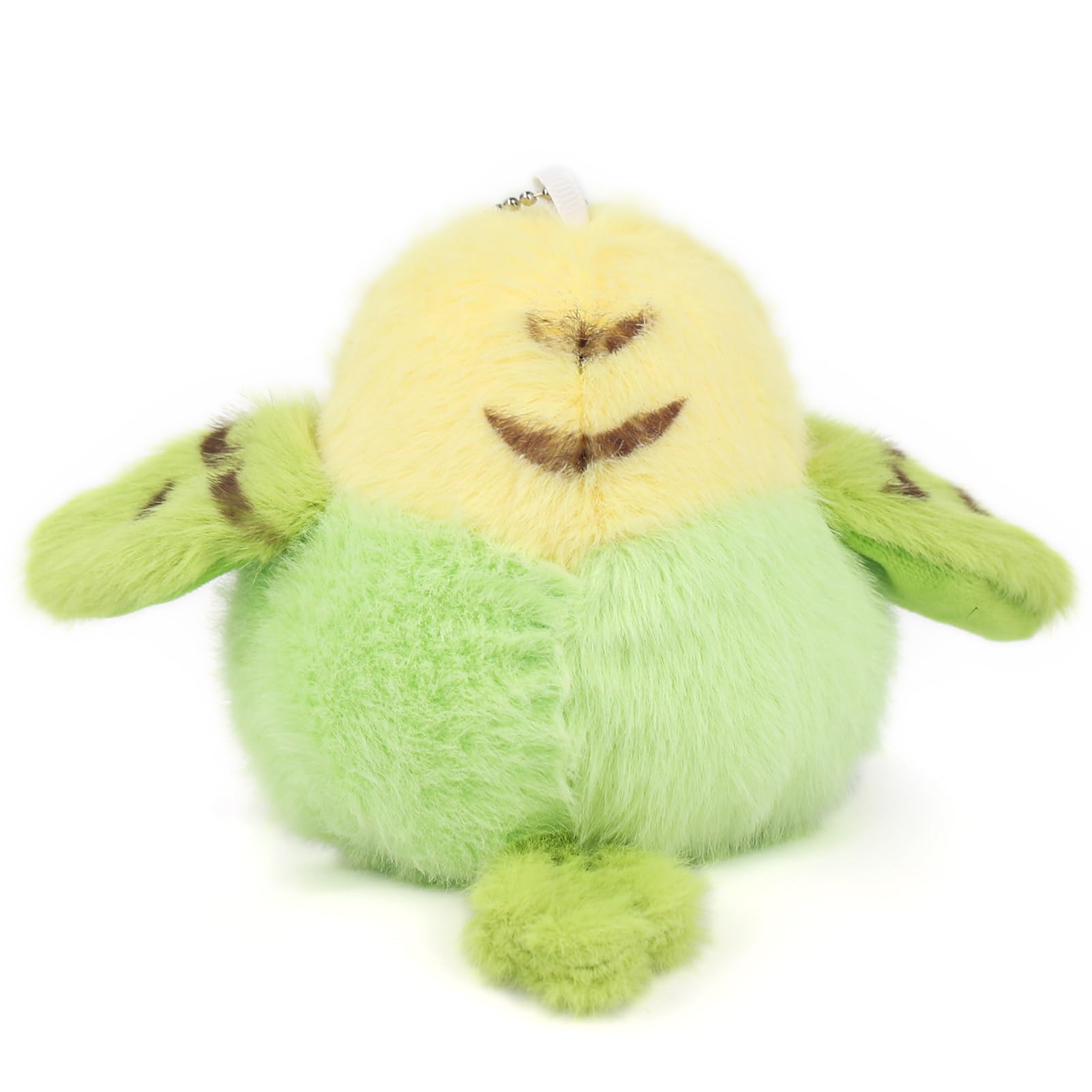 ABEARCAR 3.9 inches Parakeet Plush Toy Bird Stuffed Animal Plush Toy Holder Bag Pendant Party Christmas Birthday Valentine's Day Gifts Toys for Kids