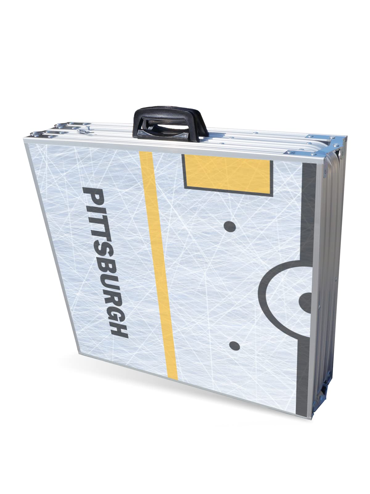 8-Foot Professional Beer Pong Table w/Cup Holes - Pittsburgh Hockey Rink