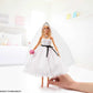 Barbie Fashion & Accessories Pack, Bridal Outfit Doll with Wedding Dress, Veil, Shoes, Necklace, Bracelet & Bouquet