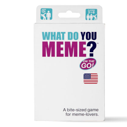 What DO You Meme? On The Go! for Ages 13+, 3-8 Players, Travel Edition of the Game
