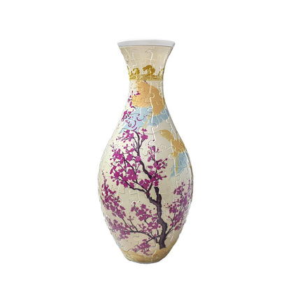 3D Puzzle Vase Flower Vase for Adults Made by 160 Curved Plastic Puzzle