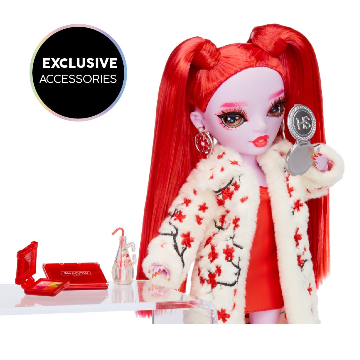 Rainbow High Shadow High Rosie - Red Fashion Doll. Fashionable Outfit, Extra Long Hair & 10+ Colorful Play Accessories. for Kids 4-12 Years Old &