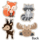 Big Dot of Happiness Woodland Creatures - Animal Shaped Decorations DIY Baby Shower or Birthday Party Essentials Set 20