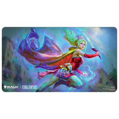Ultra PRO - Final Fantasy x Universes Beyond Terra, Herald of Hope (Commander) Playmat for Magic: The Gathering | Card Game Playmat, Final Fantasy