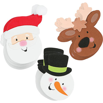 Christmas Friends Magnet Craft Kit - 12 - Crafts for Kids and Fun Home Activities