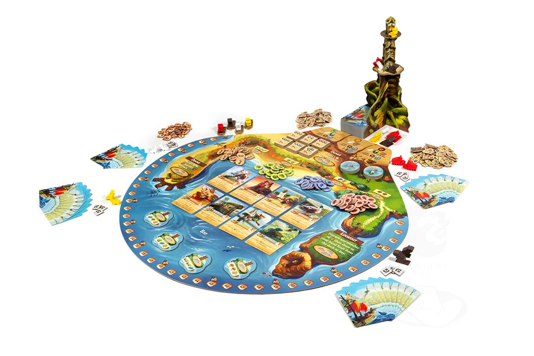 Everdell Farshore Essentials Edition | Standalone Strategy Tabletop Game with Fresh Mechanics | Explore the Northern Shores of Everdell | 2-4 Players