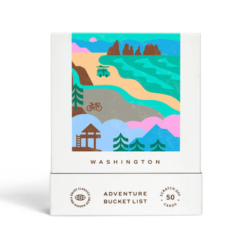 Reach International Outfitters Washington Adventure Bucket List: 50 Scratch-Off Cards for Outdoor Activities, Tourist Attractions, and Road Trips