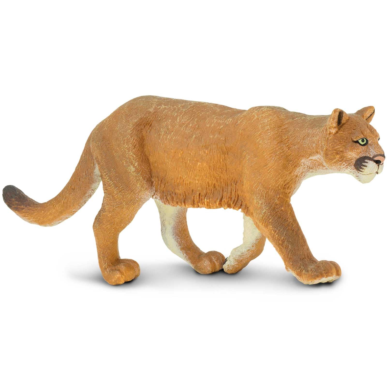 Safari Ltd. Mountain Lion Figurine - Realistic 5.5" Hand-Painted Wildlife Figure - Educational Toy for Boys, Girls & Kids Ages 3+