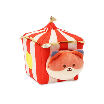 Anirollz Circus Tent Foxiroll Outfitz Plush - Removable Tent Costume Fox Plush, Soft Stuffed Animal Toy