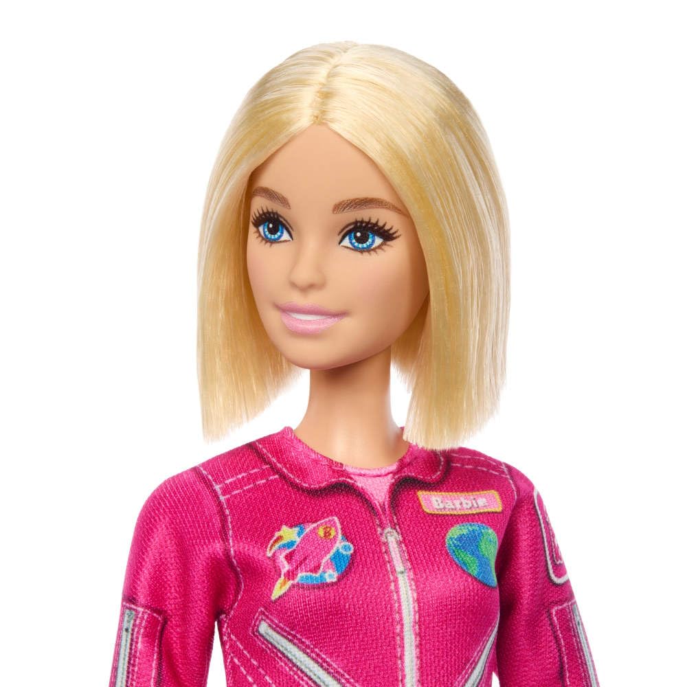 Barbie Careers Astronaut Fashion Doll Wearing Removable Look with Pink Spacesuit & Shoes, Plus Helmet Accessory, 2026 Career of the Year