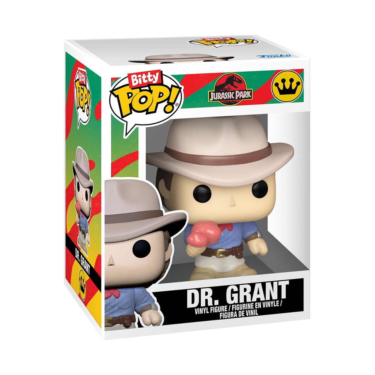 Funko Pop! Bitty Ride: Jurassic Park - Jurassic SUV with Dr. Grant - 0.9 Inch and 1.3 Inch (2.3 and 3.3 Cm) - Movie Collectable - Official Merchandise