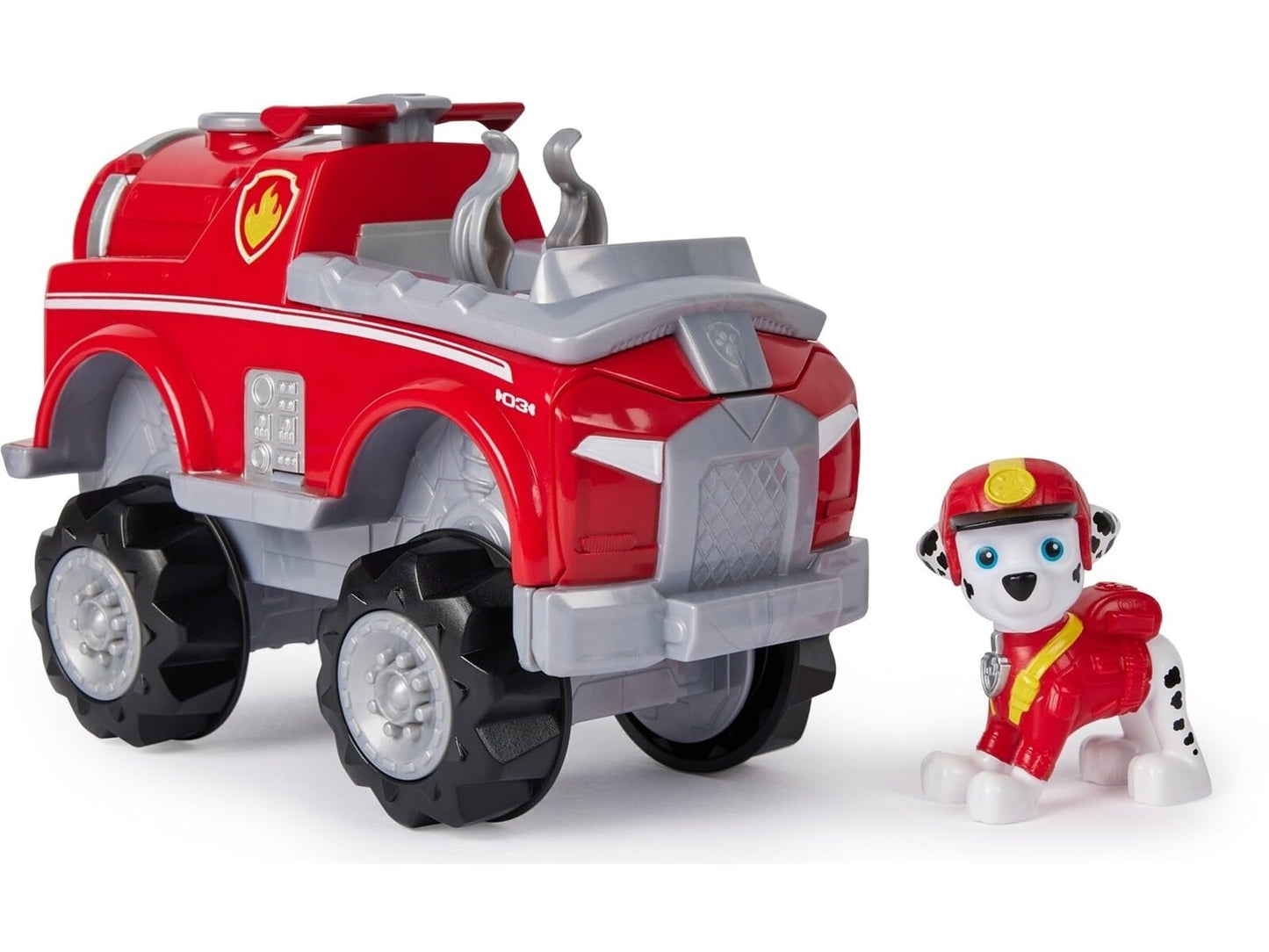 Paw Patrol Jungle Pups, Marshall Elephant Vehicle, Toy Truck with Collectible Action Figure, Kids Toys for Boys & Girls Ages 3 and Up