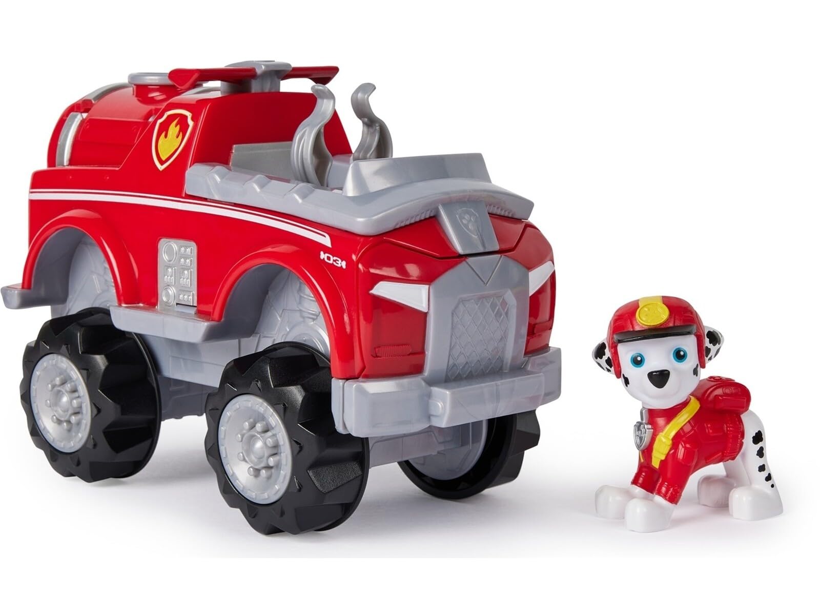 Paw Patrol Jungle Pups, Marshall Elephant Vehicle, Toy Truck with Collectible Action Figure, Kids Toys for Boys & Girls Ages 3 and Up