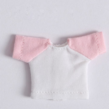 XiDonDon Short Sleeve T-Shirt for ob11,Molly,Body9,Gsc,1/12bjd Doll Clothes Toys Accessories (Pink)