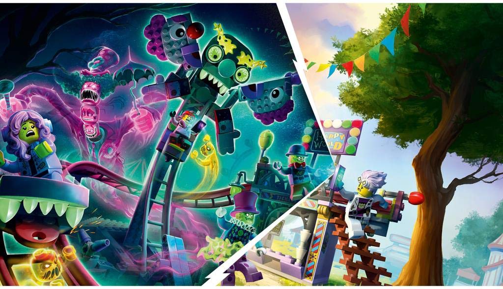 LEGO Hidden Side Haunted Fairground 70432 Popular Ghost-Hunting Toy, Cool Augmented Reality LEGO Set for Kids, New 2020