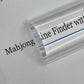 2025 Mahjong Line Magnifying Finder,Line Card Reader for Mahjong with Guiding Line,Practical Gift for Mahjong Players,Mahjong Essential Accessories