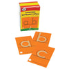 Didax Lowercase Sandpaper Letters - 28 Tactile Alphabet Cards for Grades Pre-K to 1st - Educational Letter Resources for Young Learners, Orange