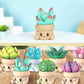 Aven Rabbit Hugging Succulents 2 Series Blind Box Toys for Cute Action Figures Model Birthday Gift Guess Blind Bag Random Collection Toys Popular