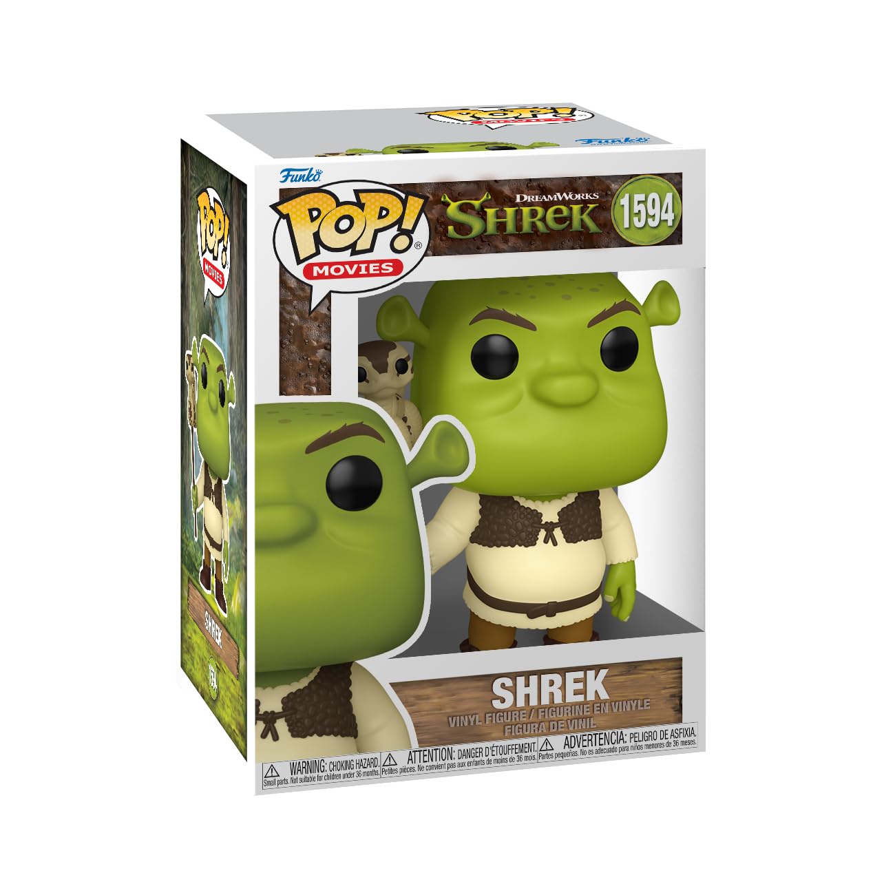 Funko POP! Movies: Shrek Dream Works 30th - Shrek with Snake - Collectable Vinyl Figure - Gift Idea - Official Merchandise - for Kids & Adults