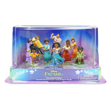 Disney Store Official Encanto Deluxe Figurine Play Set - 9 Fully Sculpted Disney Figures with Attached Bases- Includes Mirabel, Isabela, Bruno, & More