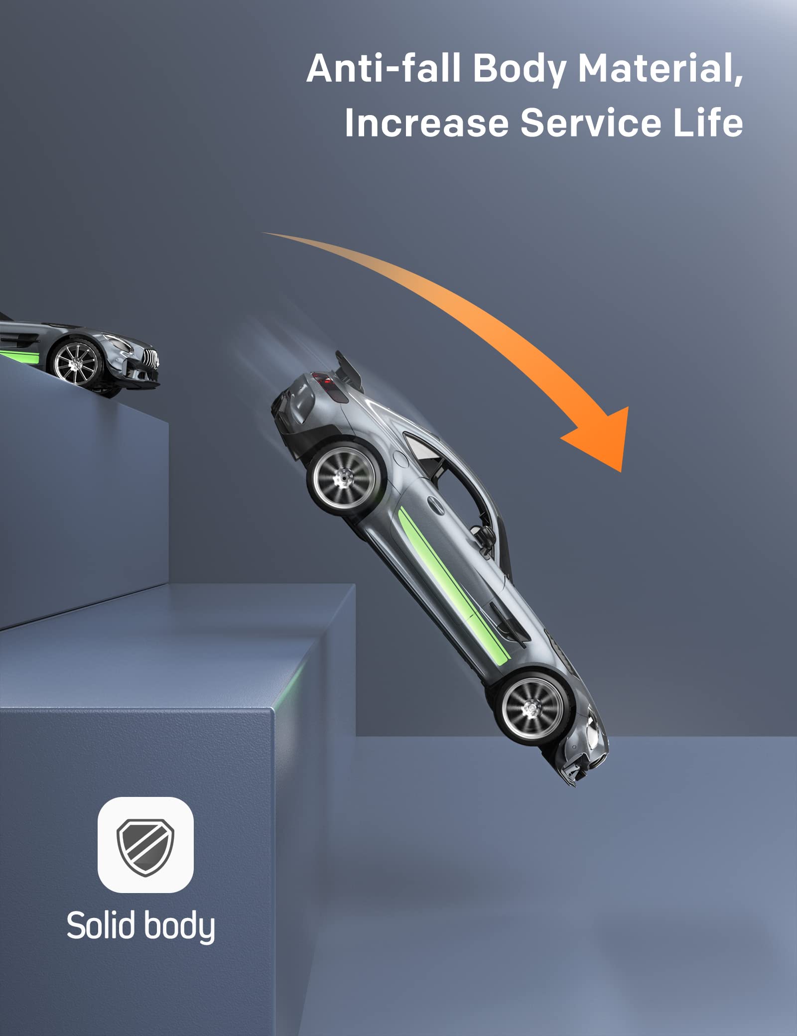 MIEBELY 1/16 Licensed Mercedes Benz GT R ProRc Cars for Kids Adults