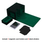 Venssu MTG Deck Box for Commander Display with dice tray,Card Deck Box Fits 160 Double Sleeved /200 Single Sleeved trading Cards, Deck Box TCG with 2