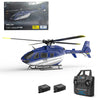 C187 EC-135 RC Helicopter for Adults, 1:48 2.4G 4CH Single Flybarless Direct-Drive RC Helicopter Outdoor, RC Aircraft Optical Flow Positioning 6-axis