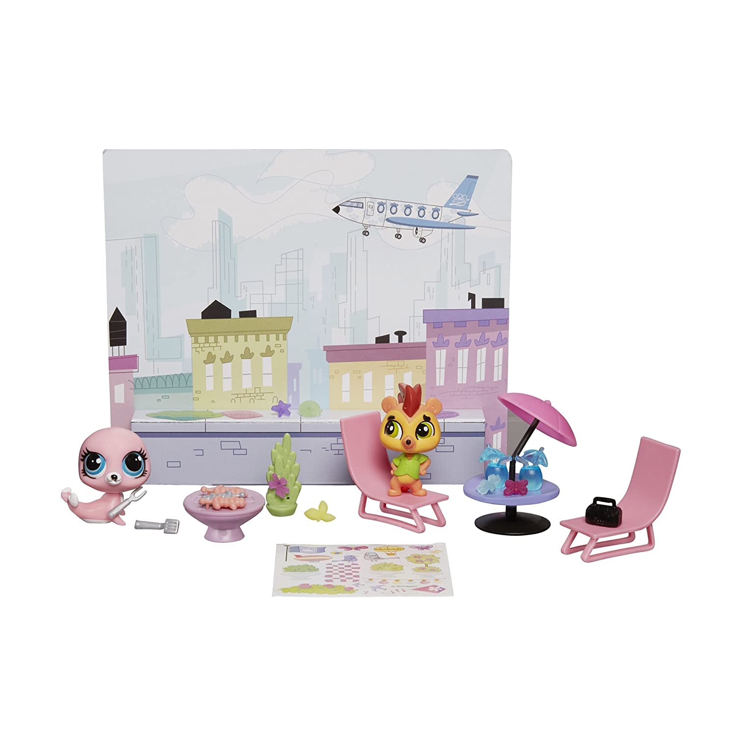 Littlest Pet Shop Roof with a View Themed Pack