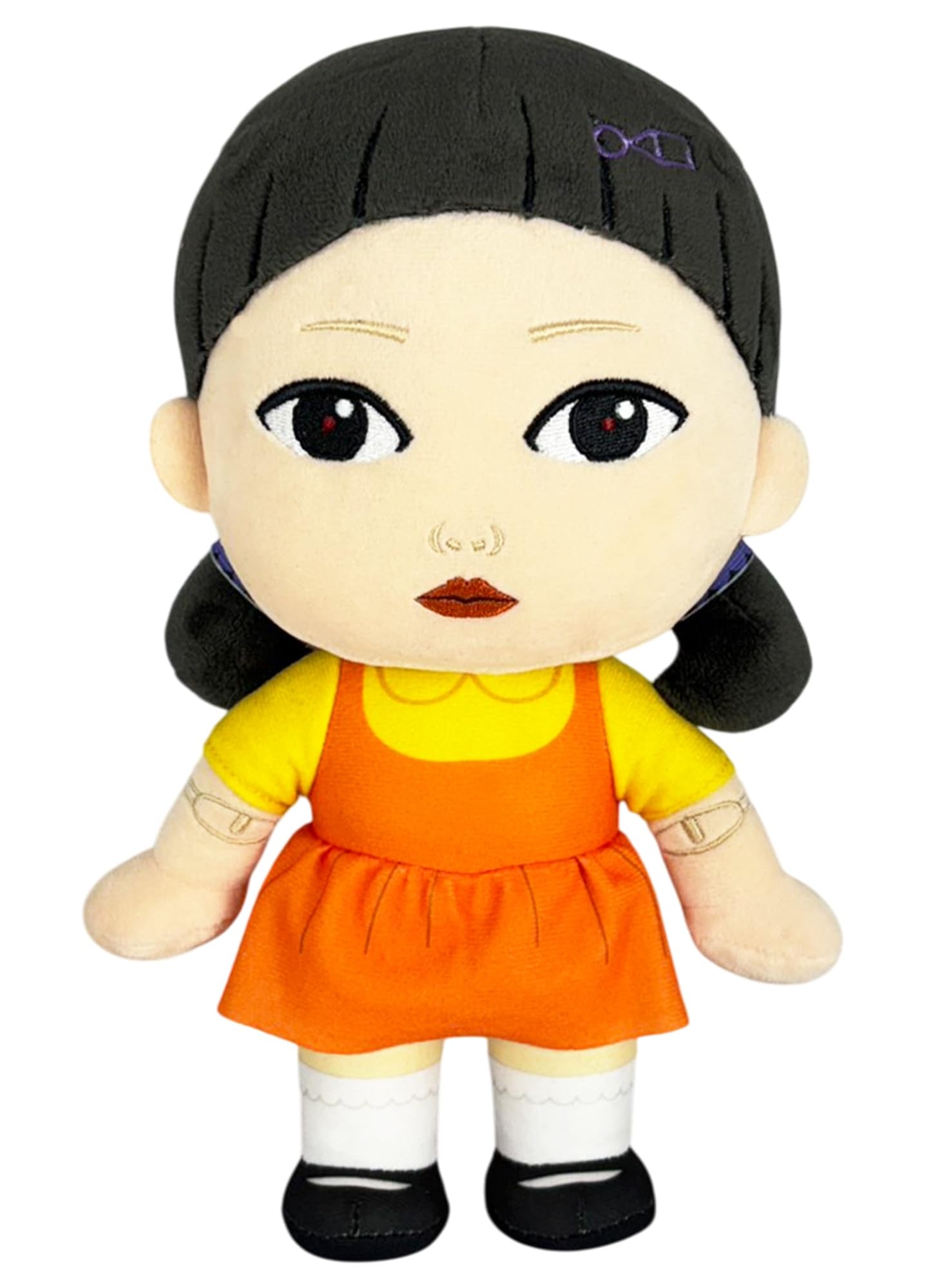 Great Eastern Entertainment Squid Game - Young-HEE Doll Standing Red Light Green Light Plush 10" H