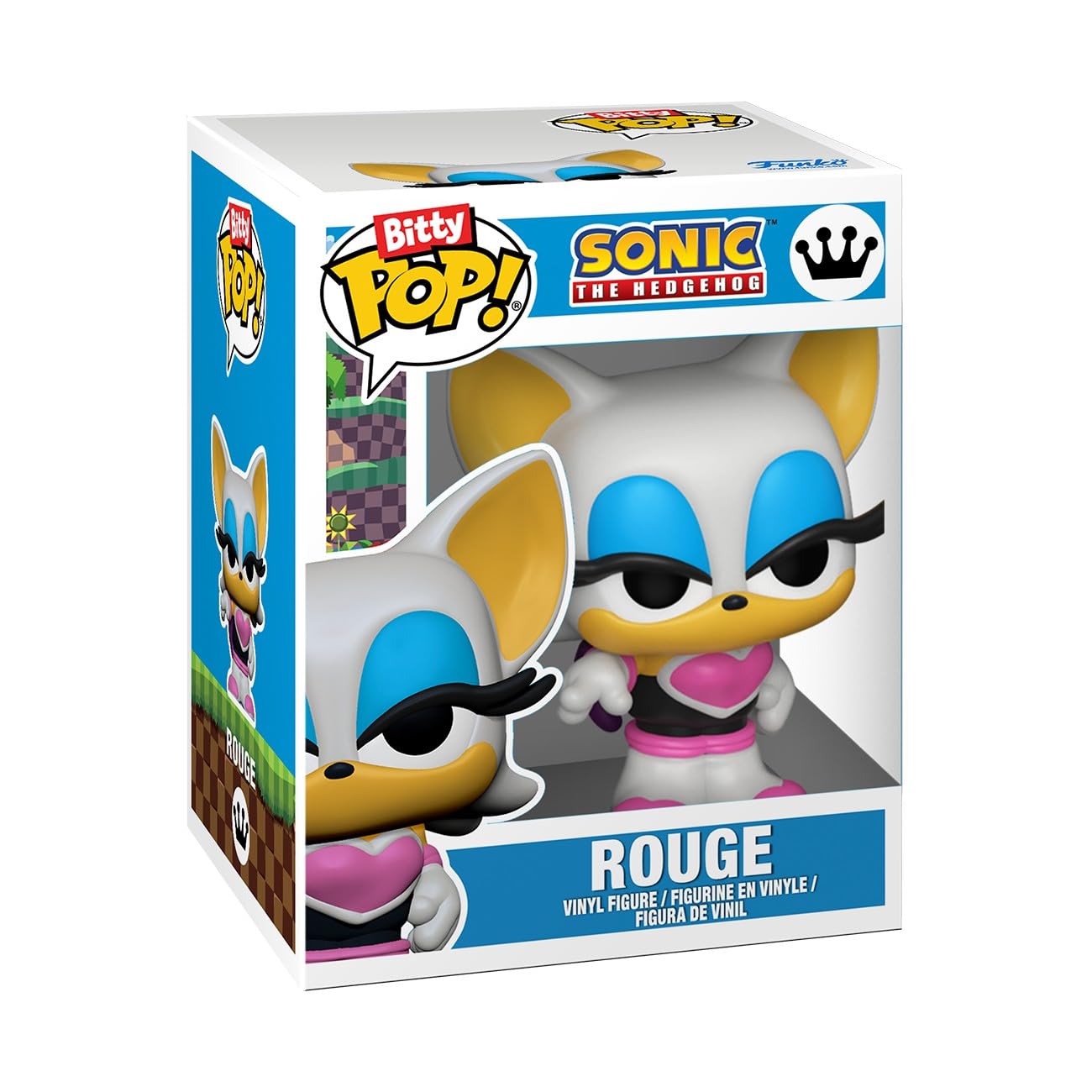 Funko Pop! Bitty 4pk: Sonic the Hedgehog - Shadow with Emerald, Rouge, Neo Metal Sonic, and Silver - 0.9 Inch (2.2 Cm) Collectable - Stackable Display
