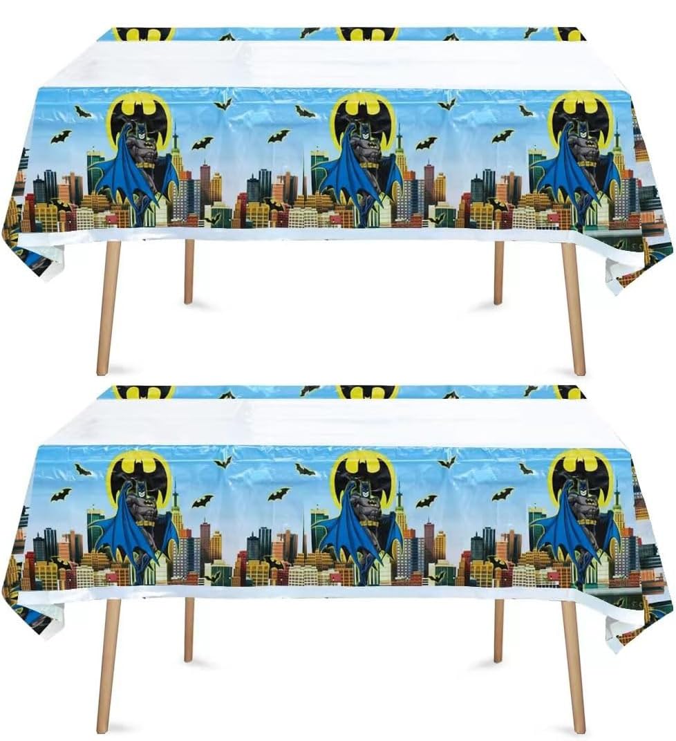 2pcs Birthday Party Tablecloth Table Cover, Birthday Supplies Decorations (70'' x 42'') (2)