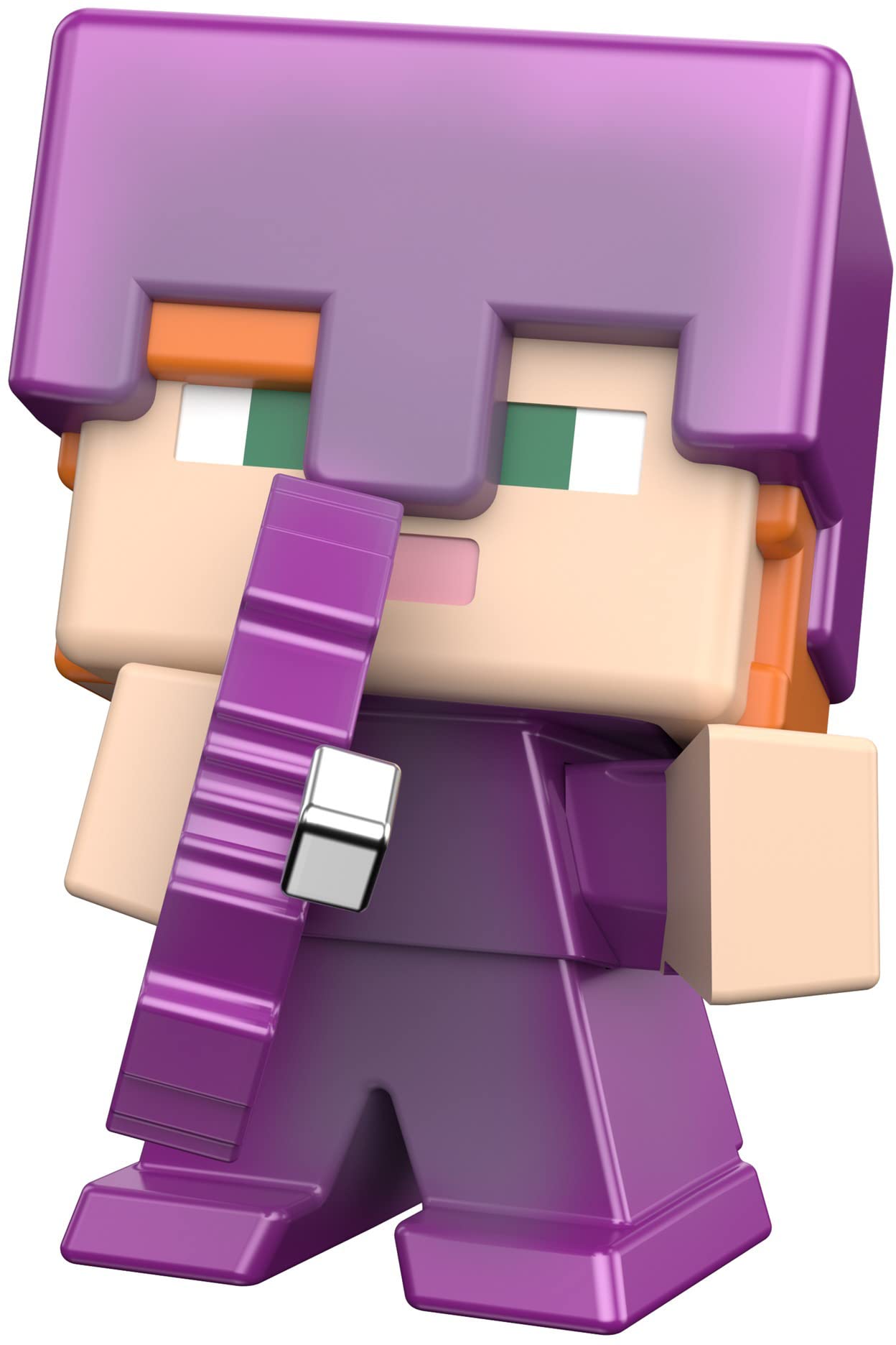Minecraft Mini Mining Set, Elementals # 10, Geared Up Alex Mini Figure with Moldable Sand for Added Creativity, Environment Accessory, Creative