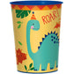 Amscan Dino-Mite Multicolor Plastic Favor Cup - 16 Oz. (1 Pc) | Reusable Party Tableware for Kids Events & Parties