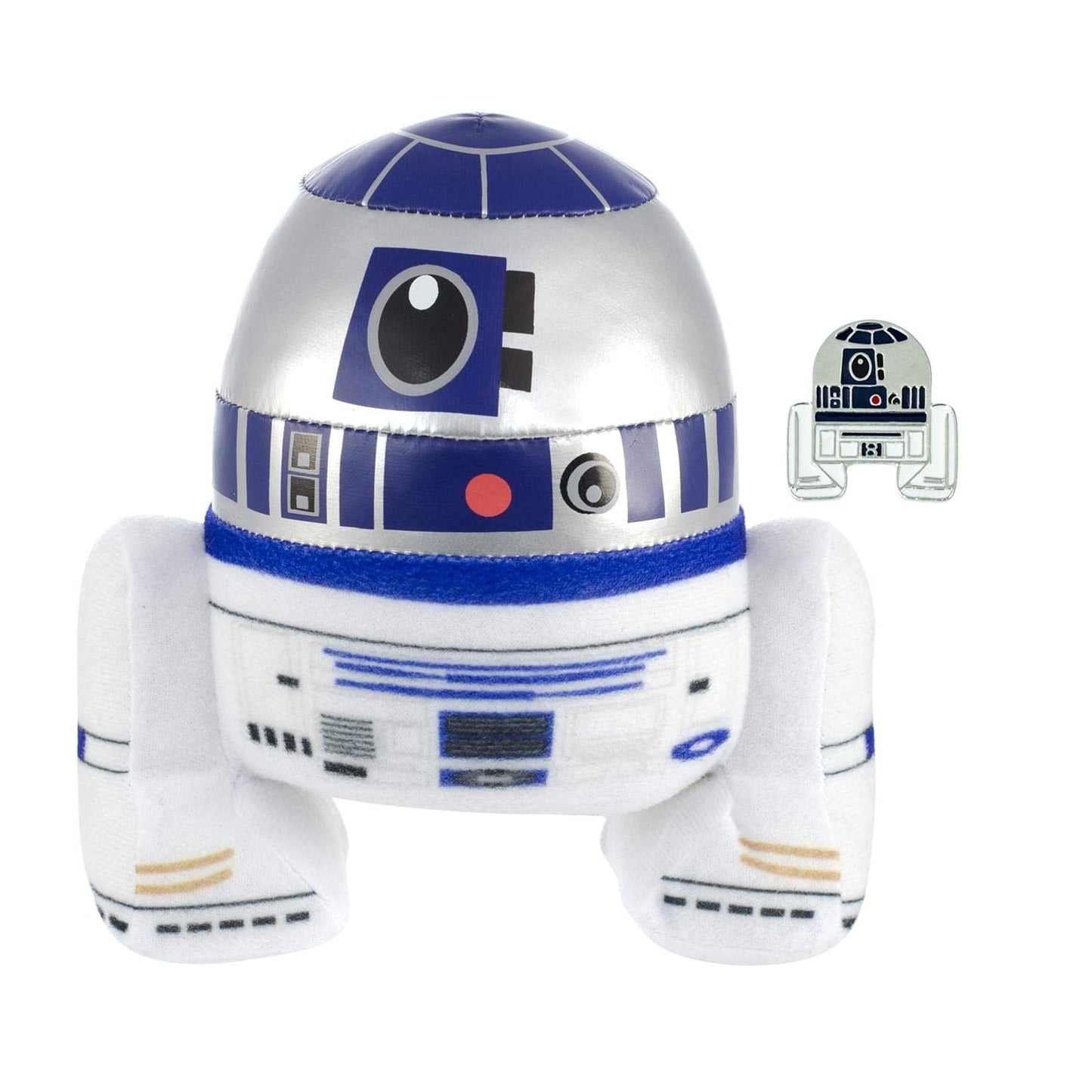 Star Wars R2-D2 Stylized 7 Inch Plush with Enamel Pin
