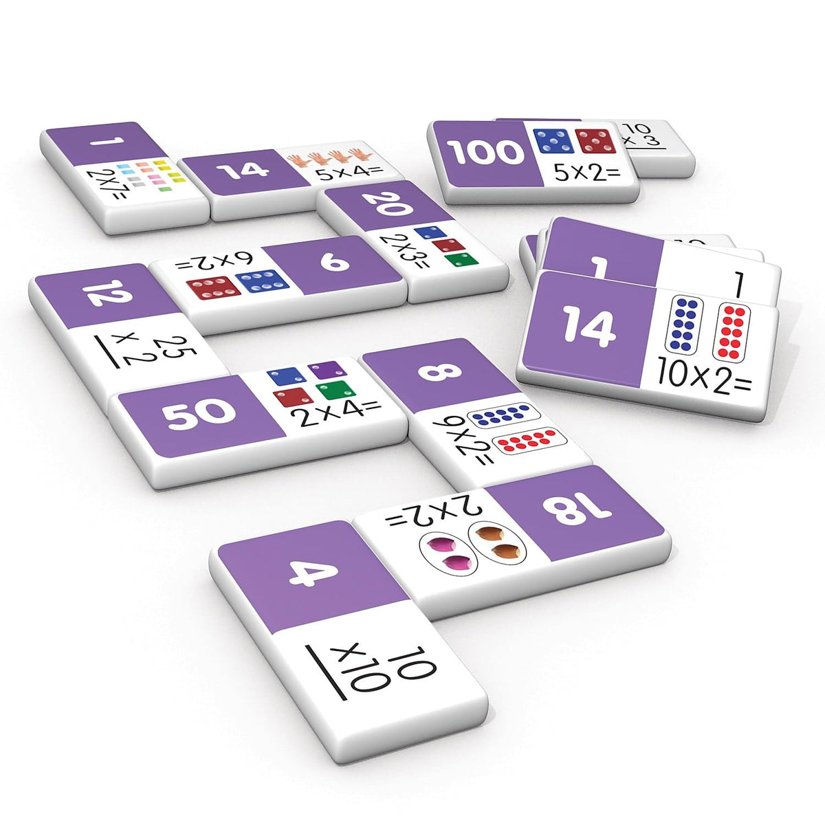 Junior Learning Multiplication Dominoes, 2/Bundle (JRL483-2)