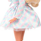 Barbie The Movie Doll, Margot Robbie as, Collectible Doll Wearing Blue Plaid Matching Set with Matching Hat & Jacket