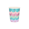 Meri Meri Party Cups with Fringe (Pack of 8), Cute Disposable Cups, Sized for Kids & Adults, Ideal for Hot or Cold Party Drinks, 9oz Capacity, Paper
