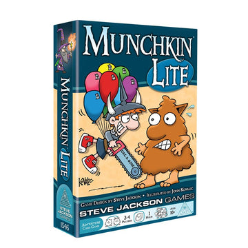 Steve Jackson Games, Munchkin Lite - Comedic Fantasy Adventure RPG Card Game - for 3 to 4 Players, Ages 10+