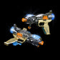 Rhode Island Novelty 6.5" Light-Up Robot Space Blaster