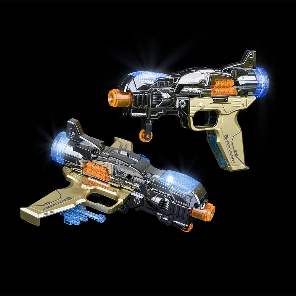 Rhode Island Novelty 6.5" Light-Up Robot Space Blaster