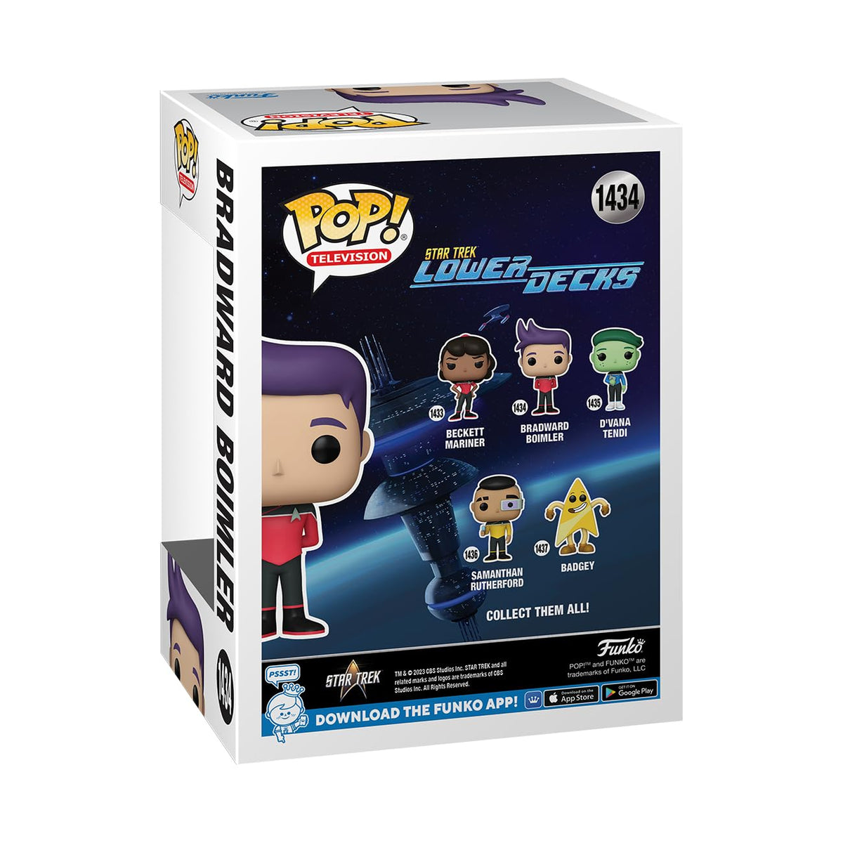 Funko POP! TV: Star Trek LD - Bradward Boimler - Collectable Vinyl Figure - Gift Idea - Official Merchandise - for Kids & Adults - Cartoons Fans