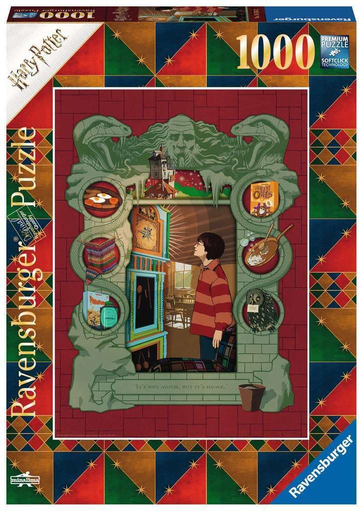 Ravensburger Harry Potter at Home with the Weasly Family 1000 Piece Jigsaw Puzzle for Adults and Kids Age 12 Years Up
