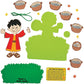Fun Express Feeding The 5000 Sign Craft Kit- Makes 12