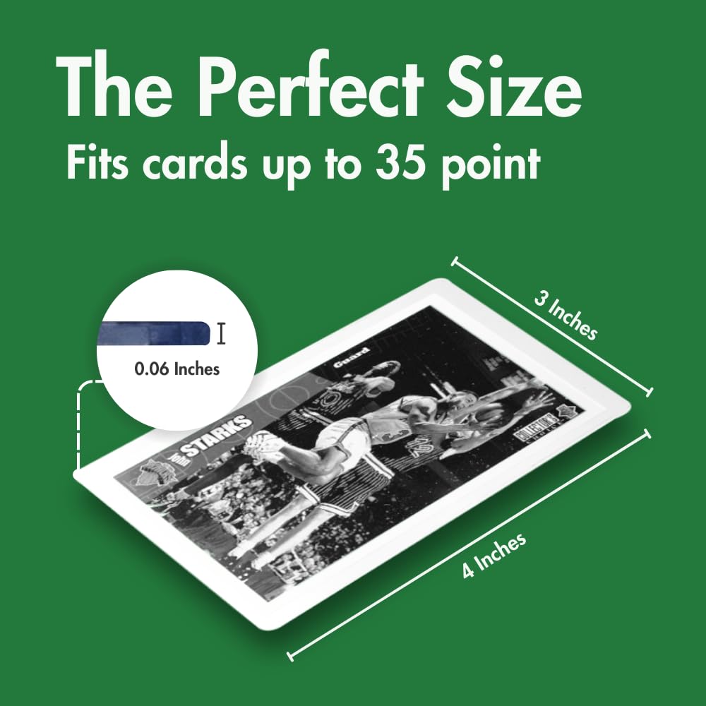 Collectible Supplies Top Loaders for Cards | 3x4 Inch Card Protectors for Collective Trading| Protective Sports Card Holder | Standard Size | Penny