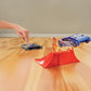 Flat 2 Fast Stunt 2-Pack Playset - All-Inclusive Set with Launch Ramp, Fire Ring, Tunnel & 2 Flat Car Racers - Build Custom Stunts - Ages 5+