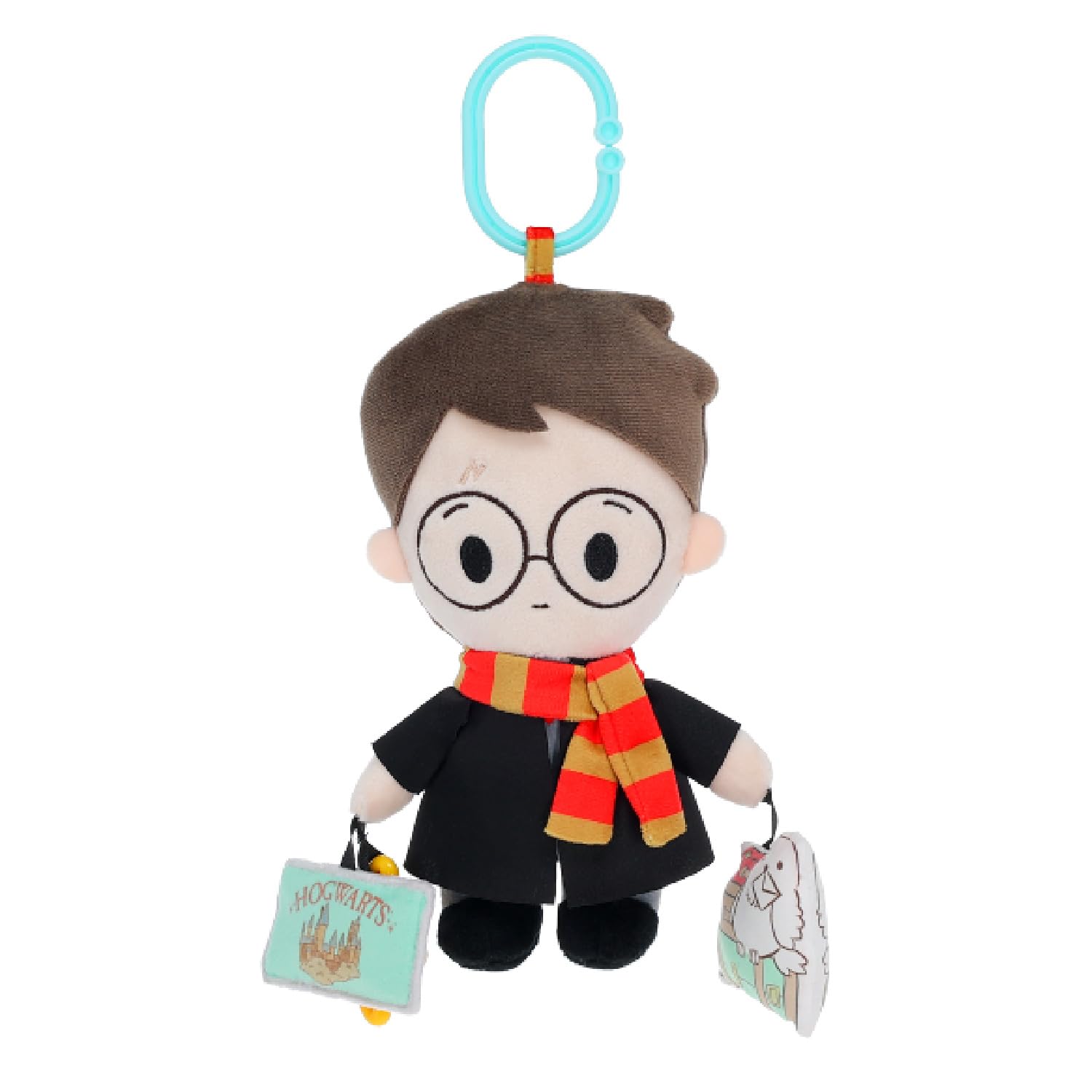 Kids Preferred Harry Potter On The Go Activity Toy with Teether, On The Go Clip, Crinkle Texture, and Jingle Bell