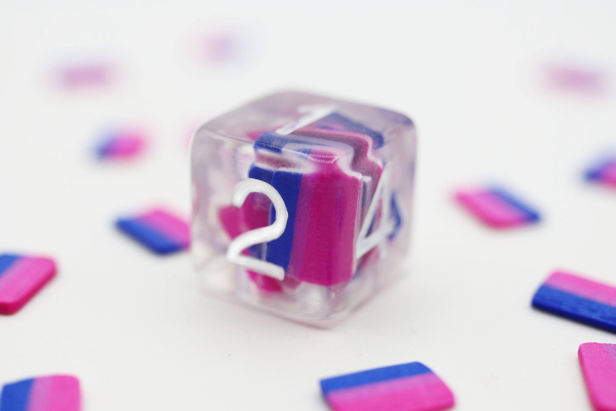 Bisexual Flag RPG Dice Set