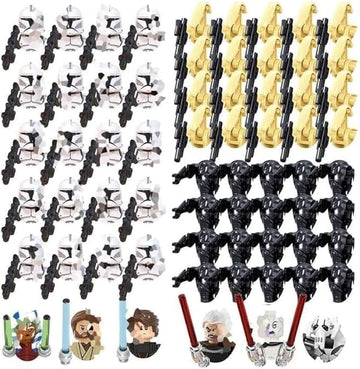SXYHCK Clone Trooper Figures Toys, Space War Clone Figures Storm Trooper,with Weapons Set, Gifts for Adults & Kids?66PCS